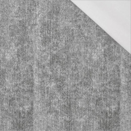 ROZTŘEPENÝ JEANS  (šedivý) - organický úplet single jersey s elastanem 