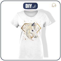 DÁMSKÉ TRIČKO M - KŮŇ vz. 4 - single jersey M