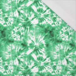 BATIK vz. 1 / zelený - organický úplet single jersey s elastanem 