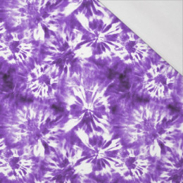 BATIK vz. 1 / fialový- organický úplet single jersey s elastanem 
