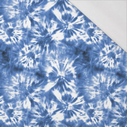 BATIK vz. 1 / classic blue - organický úplet single jersey s elastanem 