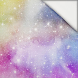 Akvarelová galaxie Vz. 7 - lehký, česaný úplet