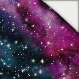 Akvarelová galaxie Vz. 8 - lehký, česaný úplet