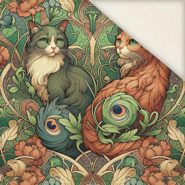 ART NOUVEAU CATS & FLOWERS VZ. 3 - Len 100%