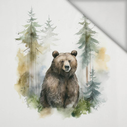 WATERCOLOR BEAR - Panel (75cm x 80cm) lycra 300g