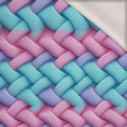 IMITATION PASTEL SWEATER VZ. 1 - teplákovina počesaná s elastanem ITY