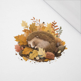 SLEEPING HEDGEHOG - panel (60cm x 50cm) SINGLE JERSEY