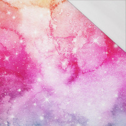 Akvarelová galaxie Vz. 5 - organický úplet single jersey s elastanem 
