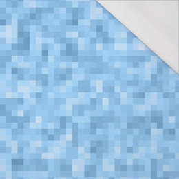 PIXELY Vz. 2 (azurová) - organický úplet single jersey s elastanem 