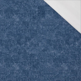 ACID WASH / TMAVOMODRý - organický úplet single jersey s elastanem 