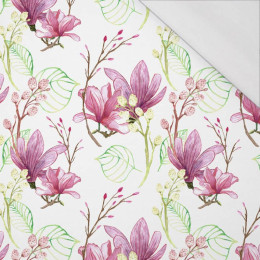 MAGNOLIE vz. 3 (KVETOUCÍ LOUKA) - organický úplet single jersey s elastanem 