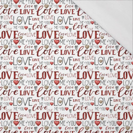 ME + YOU LOVE (KOSTKA A RŮŽE) - organický úplet single jersey s elastanem 