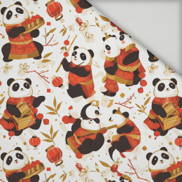 CHINESE PANDAS - rychleschnoucí tkanina