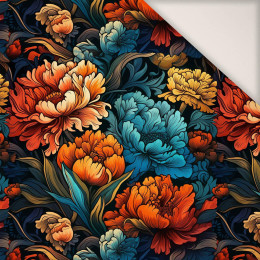 VINTAGE CHINESE FLOWER VZ. 1 - PERKAL bavlněná tkanina