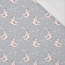 RŮŽOVÉ LEDNÍ BRUSLE (WINTER)  - organický úplet single jersey s elastanem 