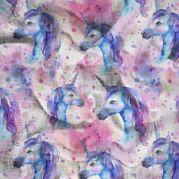 FAIRY WORLD wz.12 (UNICORN) - Mušelín bavlněný