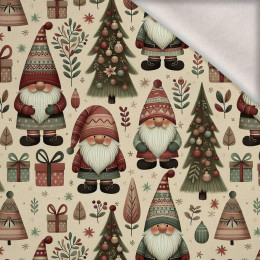 GNOMES CHRISTMAS WZ.1 - teplákovina počesaná s elastanem ITY