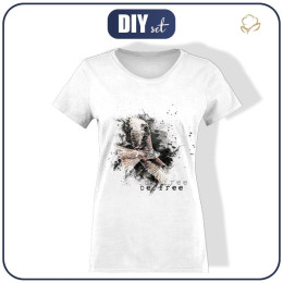 DÁMSKÉ TRIČKO - BE FREE (BE YOURSELF) - single jersey