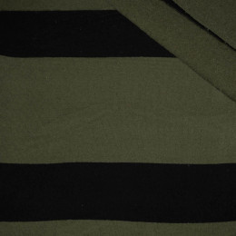 PRUHY Olivová - černá - Pletený svetr Emery 270g