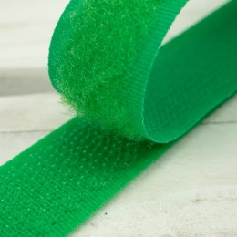 Suchý zip samolepící 20mm  zelený komplet