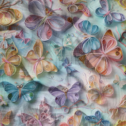 PAPER BUTTERFLIES - Mušelín bavlněný