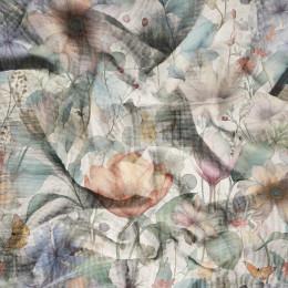 PASTEL FLOWERS WZ.12 - Mušelín bavlněný