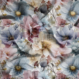 PASTEL FLOWERS WZ.13 - Mušelín bavlněný