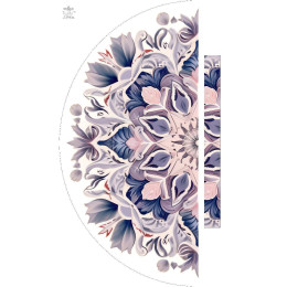 WATERCOLOR FLORAL WZ. 1 - panel kalhot "MAXI"
