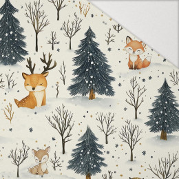 WINTER ANIMALS WZ.2 - Hydrofobní česaná teplákovina