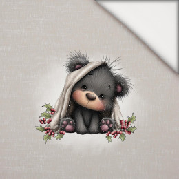 WINTER ANIMALS wz.8 - panel (60cm x 50cm) lehký, česaný úplet