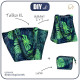 Taška XL s sáčkem 2 v 1 - MONSTERA 2.0 / navy
