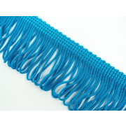 Stuha se třásně tyrkysová