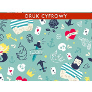 TATTOO / seledyn - teplákovina