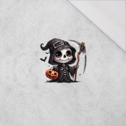 SKELETON CUTE HALLOWEEN WZ. 1 - panel (60cm x 50cm) SINGLE JERSEY