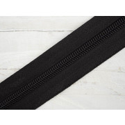 Stuha pro spirální zip 5mm  černá - 580