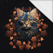 ANIMALS MANDALA wz.3 (CAT) - single jersey s elastanem ITY