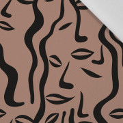 BOHO / Mocha Mousse  - tkanina bawełniana