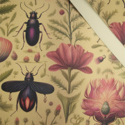 Botanical wz.3 (46 cm x 50 cm)  - tlustá ekologická koženka tlačená