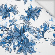 VANILKOVÉ KVĚTY (CLASSIC BLUE) - teplákovina