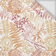 ZLATÉ KAPRADINY / bílá - teplákovina