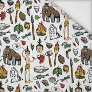 JASKYNNÍ LIDÉ / bílý - softshell