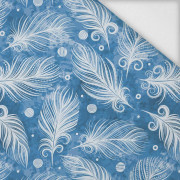 BÍLÁ PÍRKA A KORÁLKY  (CLASSIC BLUE) - softshell