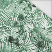 ZEBRY (zelený) / bílý - softshell