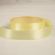 Saténová stuha 12 mm - slámově žlutá