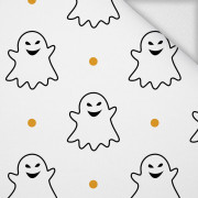 HALLOWEEN KONTUR DUCHY / bílá - teplákovina SP250