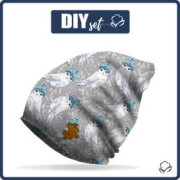 ČEPICE “Šmoulinka” - SOVY S ČEPICEMI (OČAROVANÁ ZIMA) 51-53