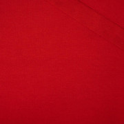 Viskózová Smyčková Teplákovina - ČERVENÁ D-18 