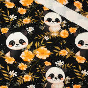 PANDY / KVĚTINY - teplákovina 