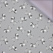 MALÉ ZEBRY (ZVÍŘETNÍK) / šedý - softshell