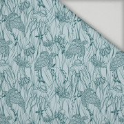 ŽELVY A MEDÚZY  (MODRÁ PLANETA) - rychleschnoucí tkanina